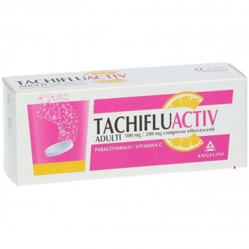 TACHIFLUACTIV ADULTI 500MG 12 COMPRESSE EFFERVESCENTI