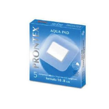 GARZA COMPRESSA PRONTEX AQUA PAD 10X8CM 5 PEZZI