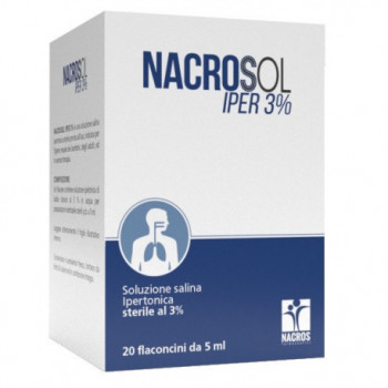 NACROSOL IPER 3% 20 FLACONCINI DA 5 ML