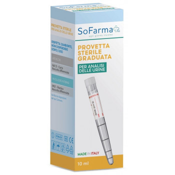 SOFARMAPIÙ PROVETTA STERILE GRADUATA PER URINA 10ML