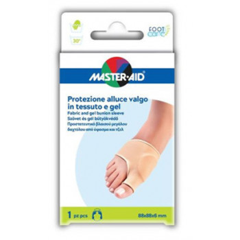 PROTEZIONE IN GEL E TESSUTO MASTER-AID FOOTCARE PER ALLUCE VALGO 1 PEZZO D5