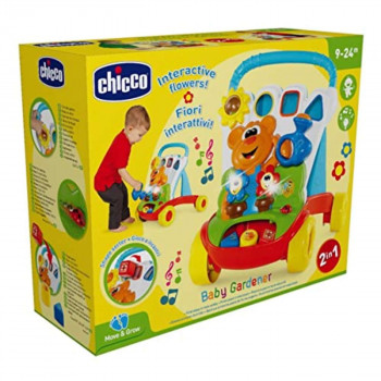 CHICCO BABY GIARDINIERE CARRELLO BAMBINI CON LUCI E SUONI