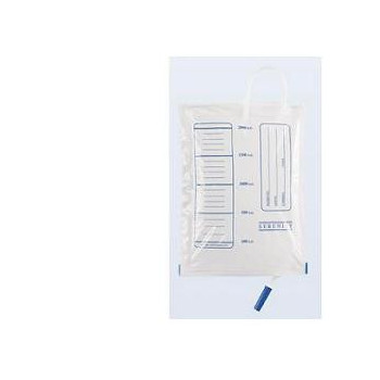 SACCA DA LETTO PER RACCOLTA URINA TUBO DI COLLEGAMENTO 90CM SENZA VALVOLA DI SCARICO 1 PEZZO