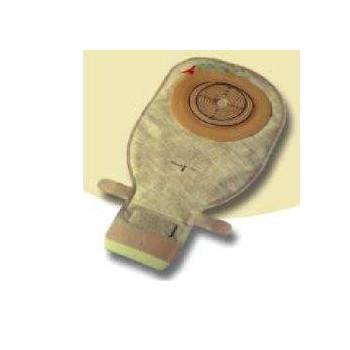 SACCA PER ILEOSTOMIA APERTA RICOPERTA IN TESSUTO NON TESSUTO ALTERNA MIO CON HIDE/AWAY CON VELCRO MISURA FORO 12/65X50MM CAPACIT