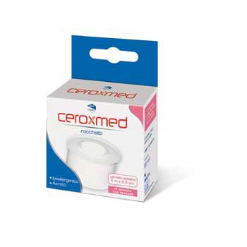 CEROTTO ADESIVO IN ROCCHETTO CEROXMED IN TESSUTO NON TESSUTO AERATO IPOALLERGENICO BIANCO 500X2,5 CM 1 PEZZO