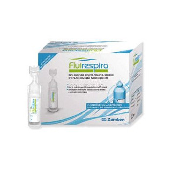 FLUIRESPIRA SOLUZIONE FISIOLOGICA STERILE 30 FLACONCINI MONODOSE DA 5ML