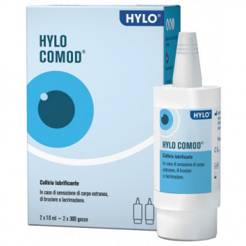 HYLO-COMOD GOCCE OCULARI IALURONATO DI SODIO 0,1% 2 FLACONC INI DA 10 ML