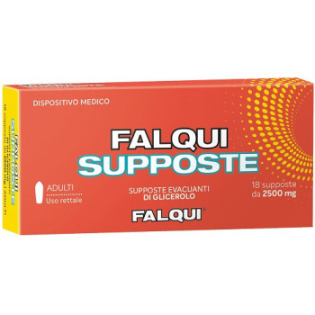SUPPOSTE FALQUI 18 SUPPOSTE CON GLICERINA 2500MG ADULTI