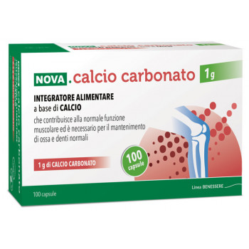 NOVA CALCIO CARBONATO 1 G 100 CAPSULE