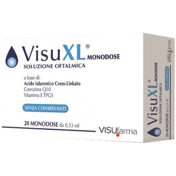 SOLUZIONE OFTALMICA VISUXL 20 CONTENITORI MONODOSE 0,33 ML