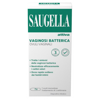SAUGELLA ATTIVA VAGINOSI BATTERICA 7 OVULI VAGINALI