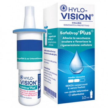 HYLOVISION SAFE DROP PLUS COLLIRIO IDRATANTE E PROTETTIVO 10 ML