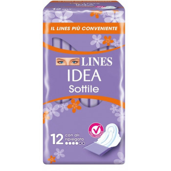 LINES IDEA SOTTILI RIPIEGATI ALI 12 PEZZI