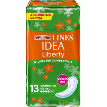 LINES IDEA LIBERTY DWCT ANATOMICI 13 PEZZI
