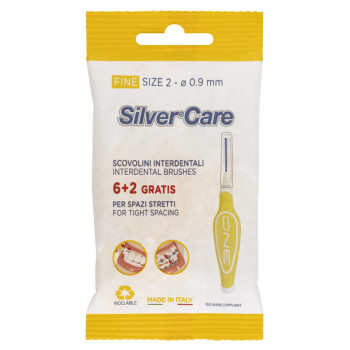 SILVERCARE SCOVOLINO INTERDENTALE ONE 8 FINE SIZE 2