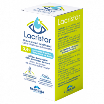 LACRISTAR GOCCE OCULARI LUBRIFICANTI 0,4% IALURONATO DI SODIO MULTIDOSE 10 ML
