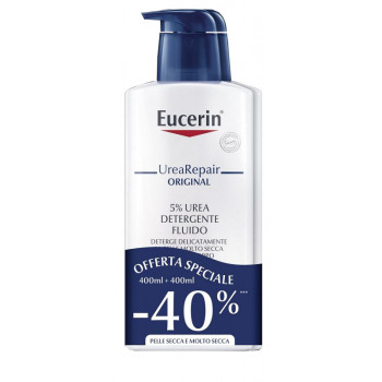 EUCERIN BIPACCO UREA 5% DETERGENTE 400 ML + 400 ML