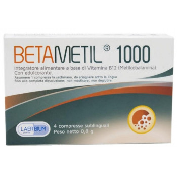 BETAMETIL 1000 4 COMPRESSE SUBLINGUALI