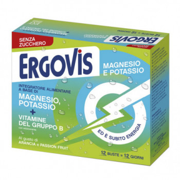 ERGOVIS MG+K VITAMINE B SENZA ZUCCHERO 12 BUSTINE