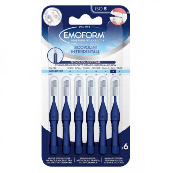 EMOFORM SCOVOLINO ISO 5 BLU 6 PEZZI