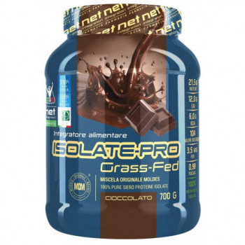 NET INTEGRATORI FARMACIA ISOLATE PRO GRASS FED CIOCCOLATO 700 G
