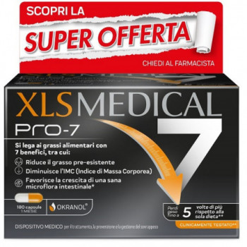 XLS MEDICAL PRO-7 180 CAPSULE TAGLIO PREZZO