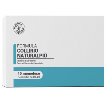 FORMULA COLLIRIO NATURAL PIU' SENZA CONSERVANTI 10 FLACONCINI DA 0,5 ML