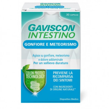 GAVISCON INTESTINO GONFIORE E METEORISMO 30 CAPSULE
