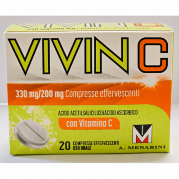 VIVIN C 330 MG / 200 MG COMPRESSE EFFERVESCENTI