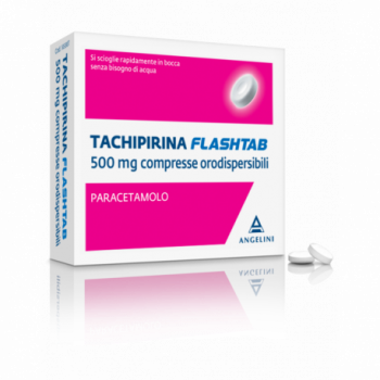 TACHIPIRINA FLASHTAB 500 MG COMPRESSE ORODISPERSIBILI