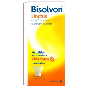 BISOLVON LINCTUS 4 MG/5 ML SCIROPPO GUSTO FRAGOLA