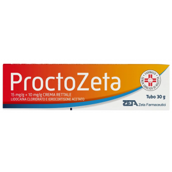PROCTOZETA 15 MG/G + 10 MG /G CREMA RETTALE