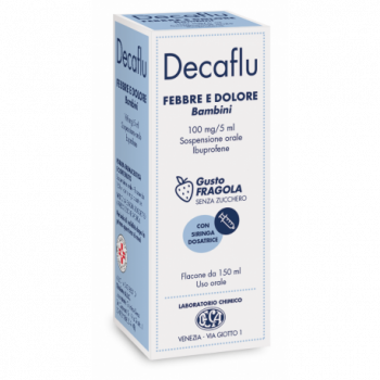 DECAFLU FEBBRE E DOLORE BAMBINI 100 MG/5 ML SOSPENSIONE ORALE