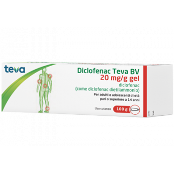 DICLOFENAC TEVA BV 20 MG/G GEL