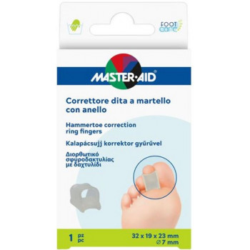 CORRETTORE DITA A MARTELLO MASTER-AID FOOTCARE CON ANELLO 1 PEZZO C14