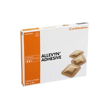 ALLEVYN ADHES  7,5X7,5CM 3PZ 348