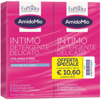 EUPHIDRA ABBINATA INTIMO DETERGENTE DELICATO 200 ML + 200 ML