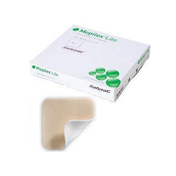 MEPILEX LITE MEDICAZIONE IN SCHIUMA DI POLIURETANO 10X10 CM 5 PEZZI