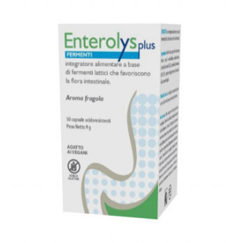 ENTEROLYS PLUS 30 CAPSULE ACIDORESISTENTI AROMA FRAGOLA