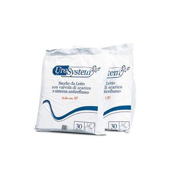 SACCA DI DRENAGGIO DA LETTO PER INCONTINENZA UROSYSTEM TUBO 130 CM CON SCARICO 30 PEZZI