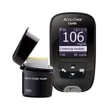 KIT GLUCOMETRO ACCU-CHEK GUIDE MG/DL + PUNGIDITO FASTCLIX