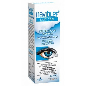 NAVIBLEF DAILY CARE SCHIUMA PER RIMOZIONE SECREZIONI OCULARI DA PALPEBRE E CIGLIA 50 ML
