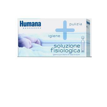 HUMANA SOLUZIONE FISIOLOGICA MONODOSE, 20 FLACONCINI DA 5ML