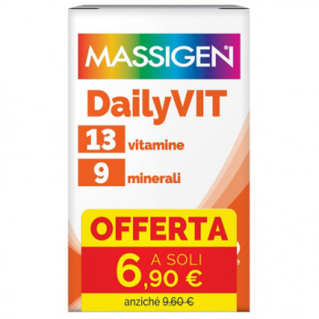 MASSIGEN DAILYVIT 30 COMPRESSE RIVESTITE 6,90 E