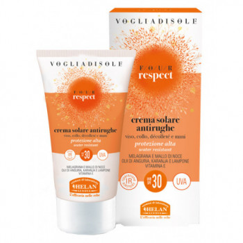 VOGLIA DI SOLE RESPECT CREMA SOLARE ANTIRUGHE SPF30 50 ML