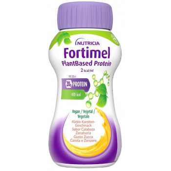 FORTIMEL PLANTBASED PROTEIN ZUCCA CAROTA 4 BOTTIGLIETTE DA 200 ML