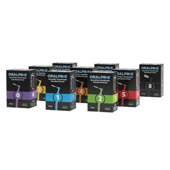 ORALPROX SCOVOLINO BLISTER 6 PEZZI MISURA 2