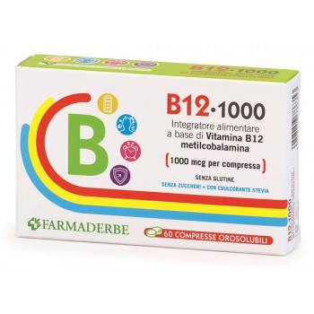 B12 1000 60 COMPRESSE OROSOLUBILI DA 0,2 G