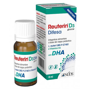 REUTERIN D3 DIFESA GOCCE CON DHA 8 ML
