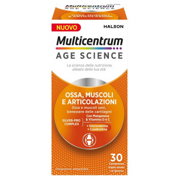MULTICENTRUM AGE SCIENCE OSSA MUSCOLI ARTICOLAZIONI 30 COMPRESSE